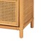 Bali & Pari Curacao Modern Bohemian Light Honey Rattan 2-Drawer Bookcase 243-13570-ZORO - alternate 10